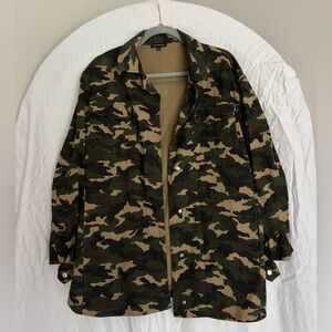 Camo Denim Jacket